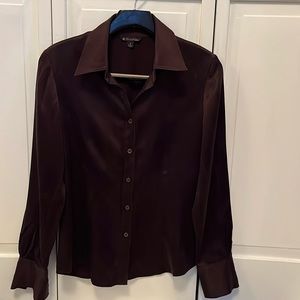 Brooks Brothers silk charmeuse blouse